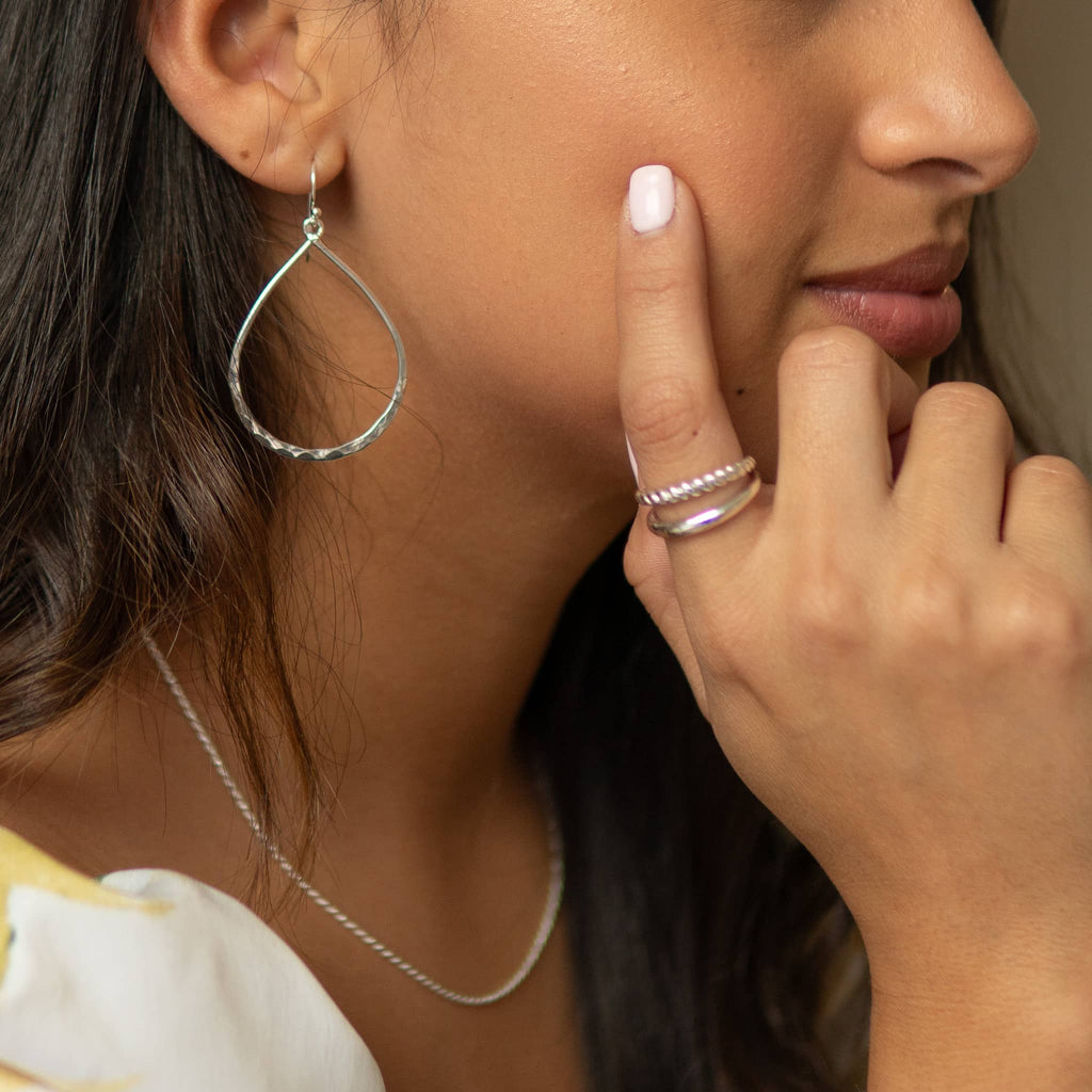 Elegant Silver Earrings