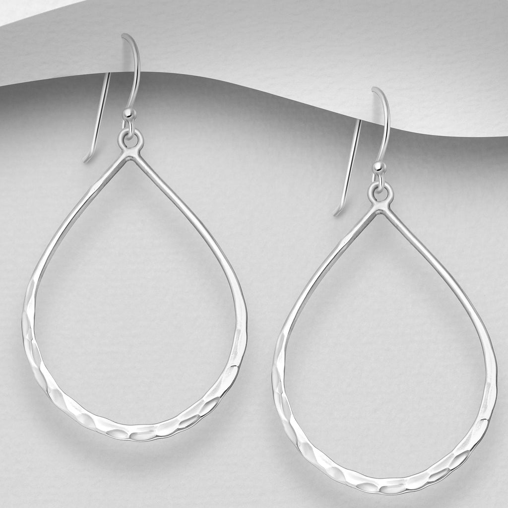 Sterling Silver Teardrop Earrings